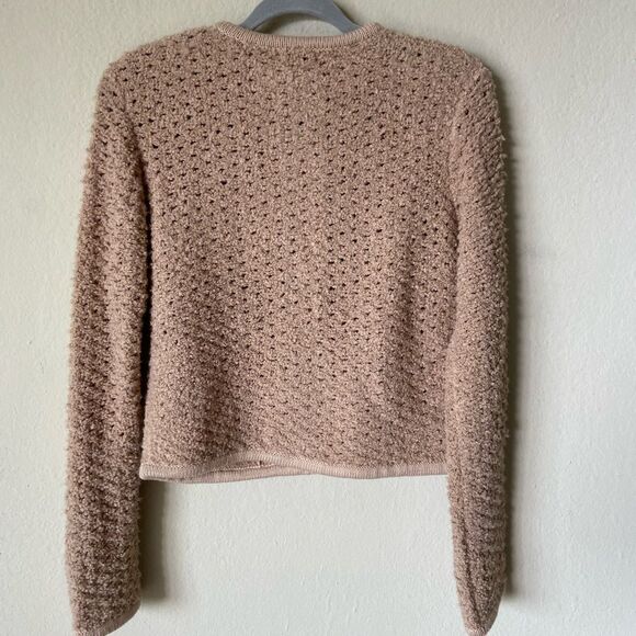 Staud Lisson Cream Jacket Camel Merino Wool Size S - Picture 9 of 12